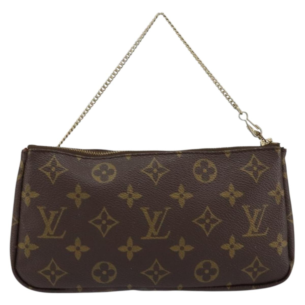 LOUIS VUITTON Monogram Sac Shopping Pouch LV Auth 155679