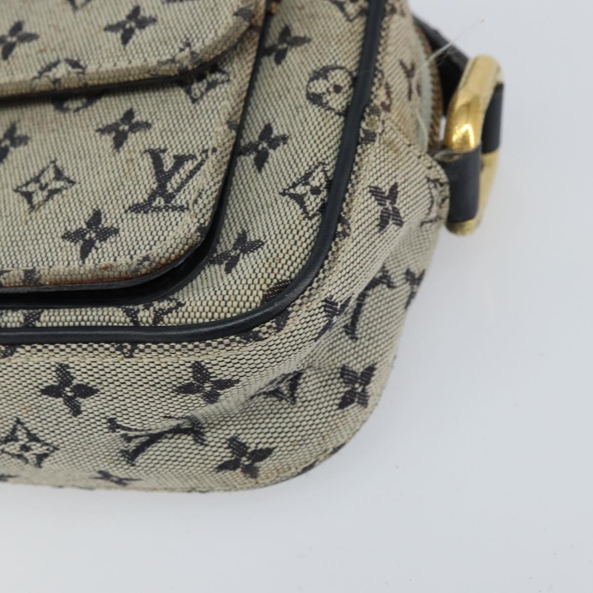 LOUIS VUITTON Monogram Mini Juliet MM Shoulder Bag Blue M92004 LV Auth 155680