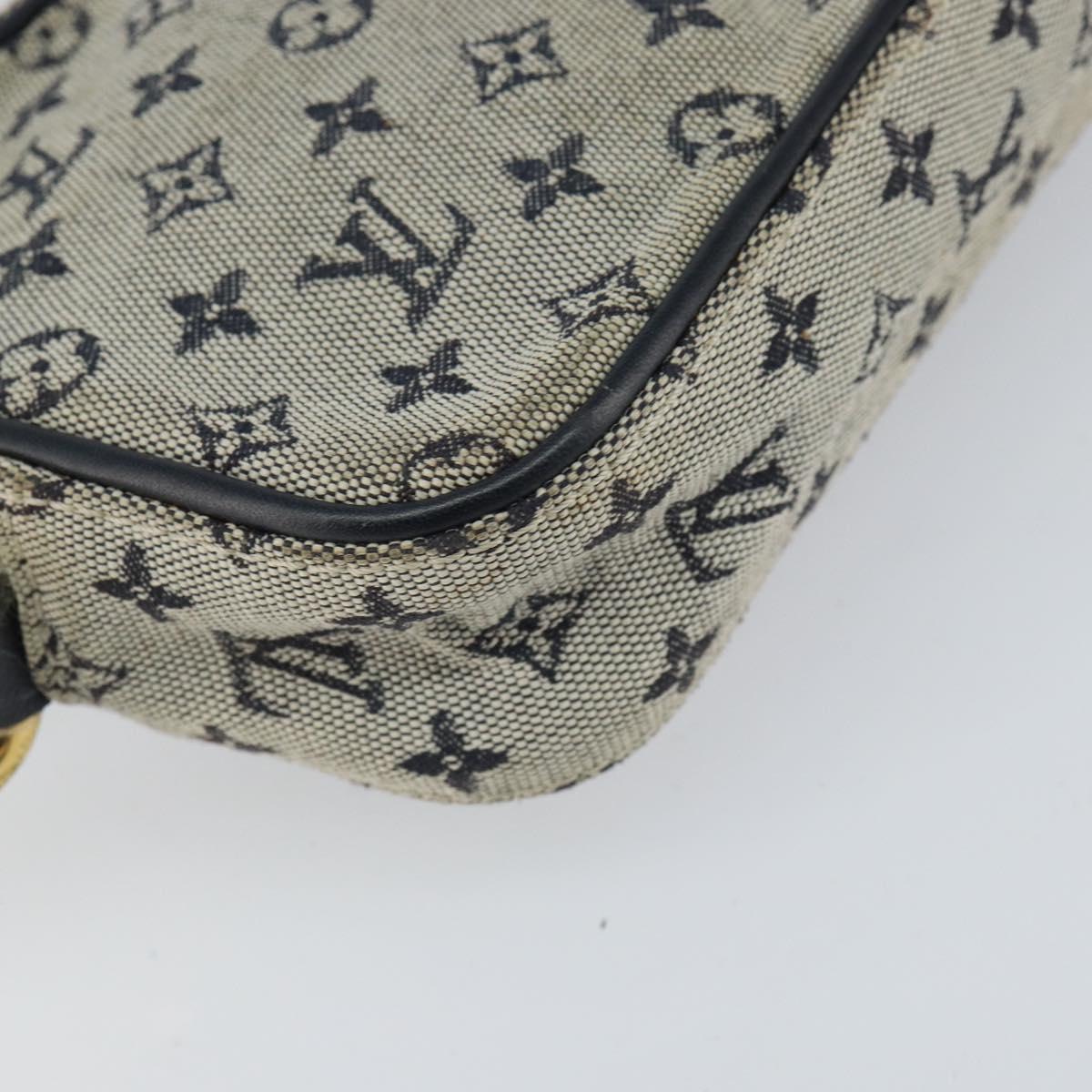 LOUIS VUITTON Monogram Mini Juliet MM Shoulder Bag Blue M92004 LV Auth 155680