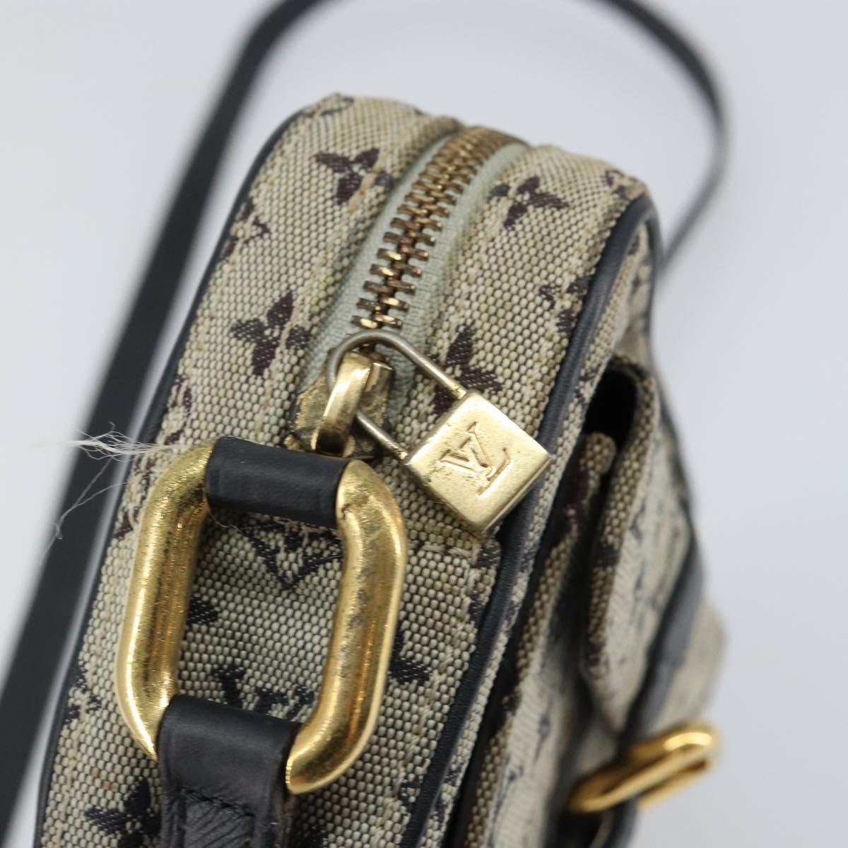 LOUIS VUITTON Monogram Mini Juliet MM Shoulder Bag Blue M92004 LV Auth 155680