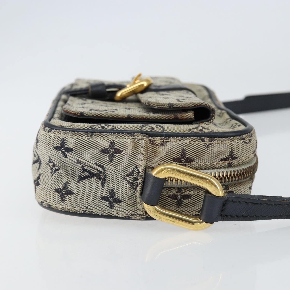 LOUIS VUITTON Monogram Mini Juliet MM Shoulder Bag Blue M92004 LV Auth 155680