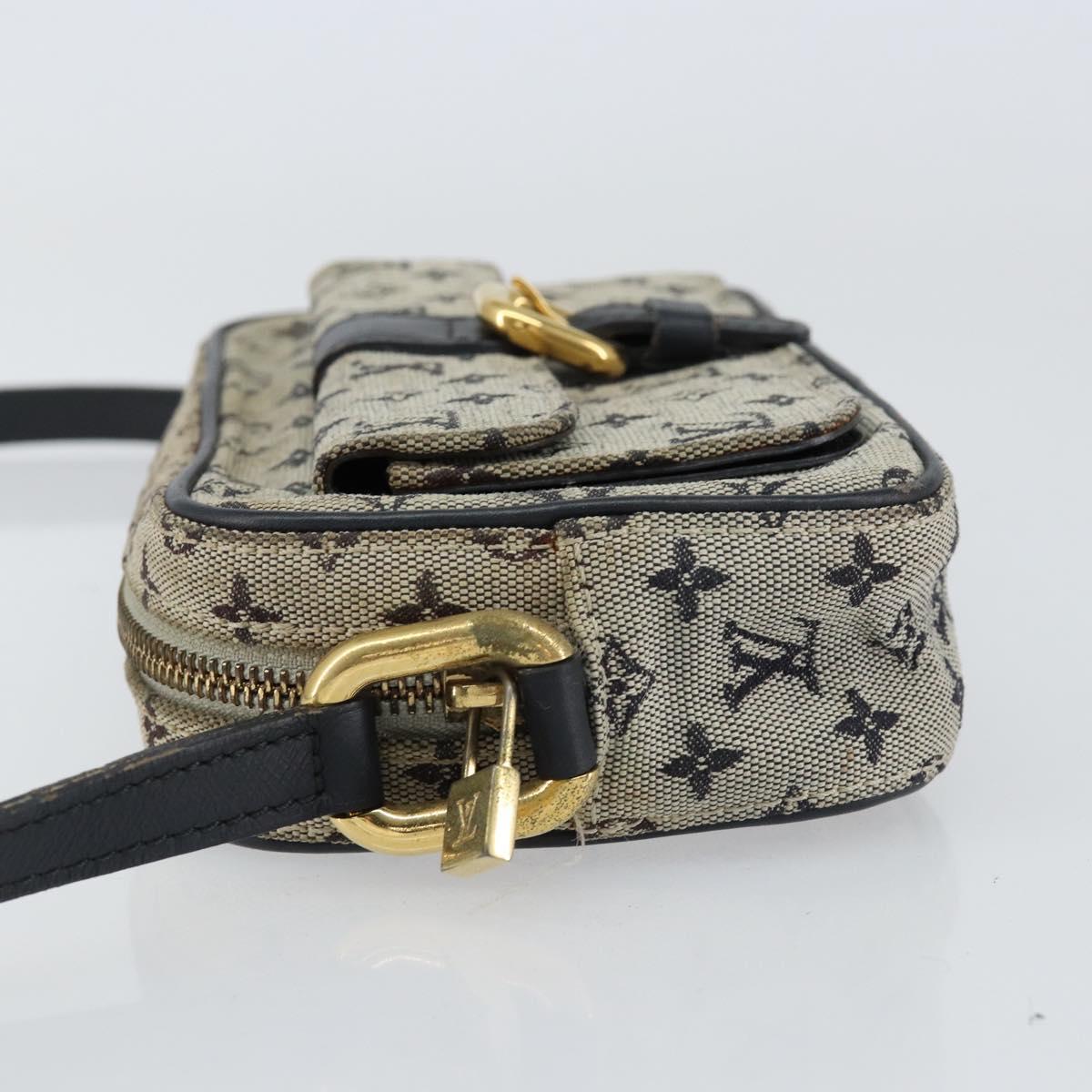 LOUIS VUITTON Monogram Mini Juliet MM Shoulder Bag Blue M92004 LV Auth 155680