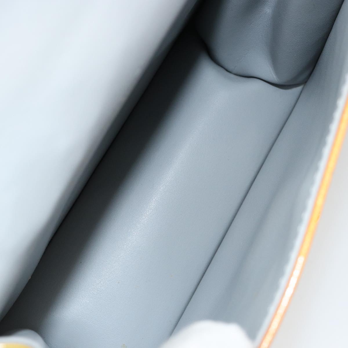 LOUIS VUITTON Monogram Vernis Spring Street Hand Bag Gris M91029 LV Auth 155681