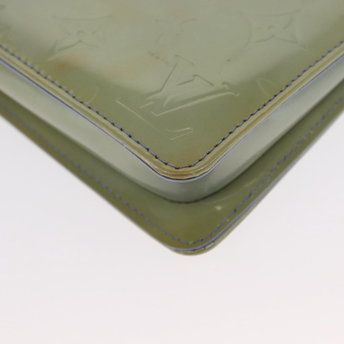 LOUIS VUITTON Monogram Vernis Lexington Pouch Lavande M91222 LV Auth 155683