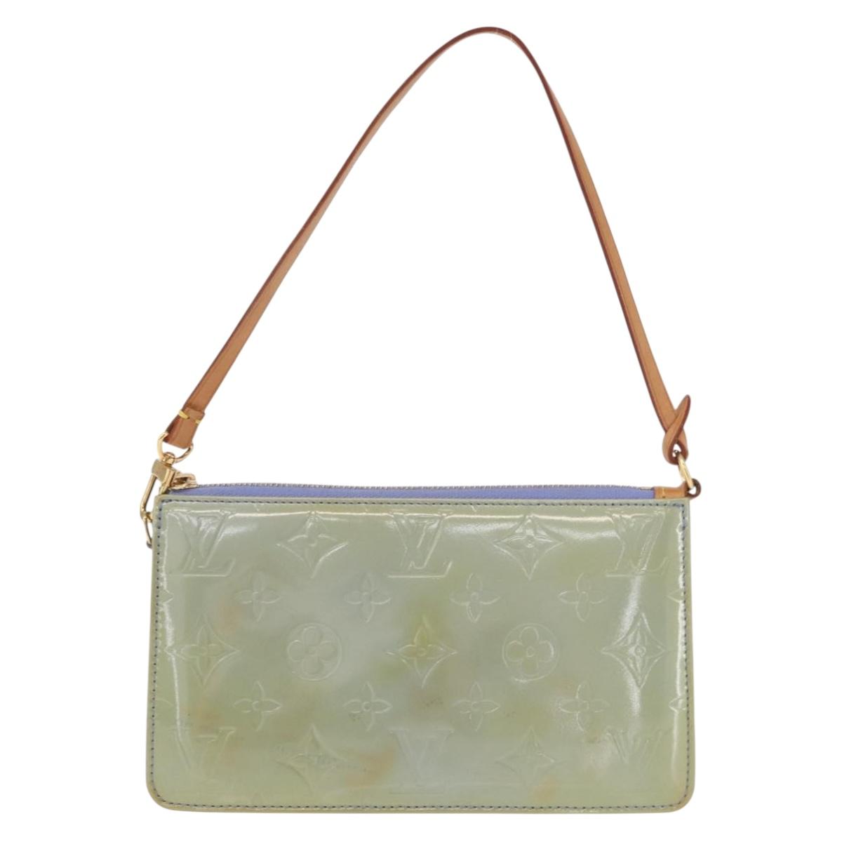 LOUIS VUITTON Monogram Vernis Lexington Pouch Lavande M91222 LV Auth 155683