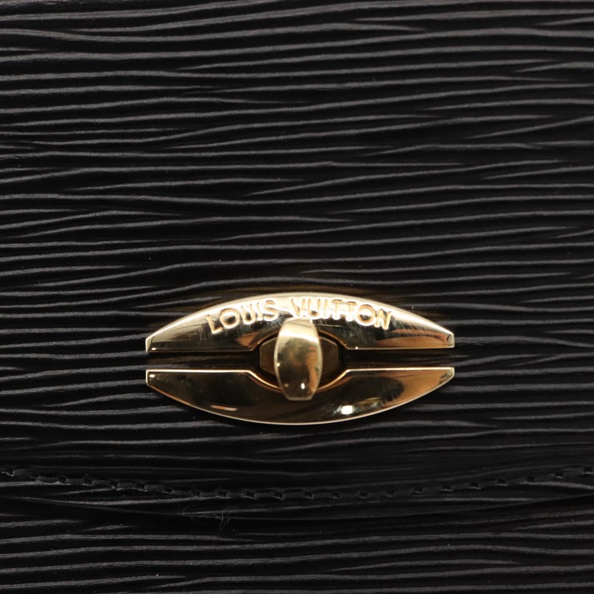 LOUIS VUITTON Epi Malesherbes Hand Bag Black M52372 LV Auth 155684