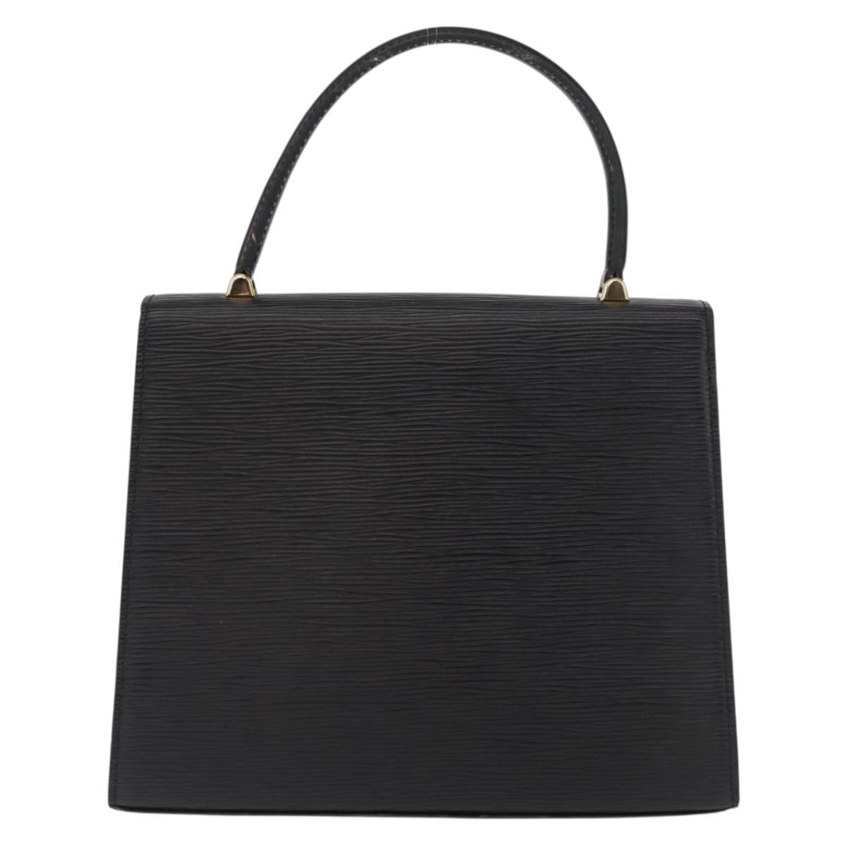 LOUIS VUITTON Epi Malesherbes Hand Bag Black M52372 LV Auth 155684