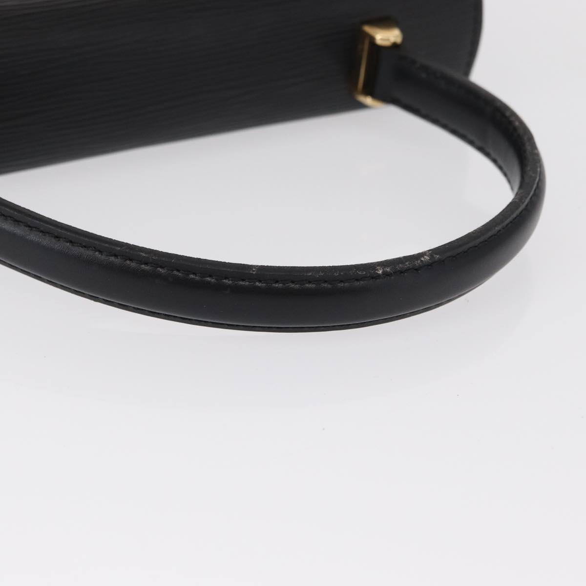 LOUIS VUITTON Epi Malesherbes Hand Bag Black M52372 LV Auth 155684