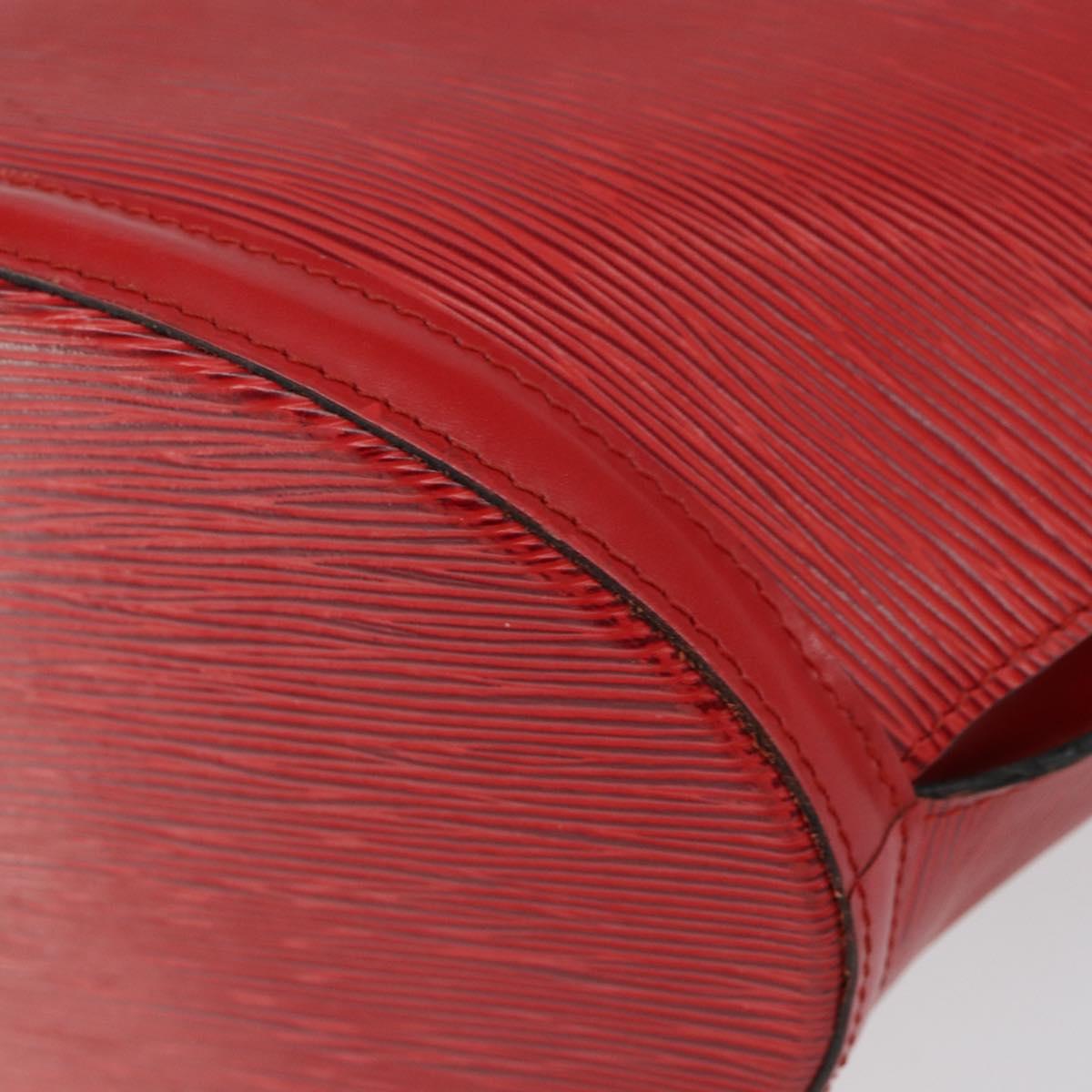 LOUIS VUITTON Epi Saint Jacques Shopping Shoulder Bag Red M52277 LV Auth 155685