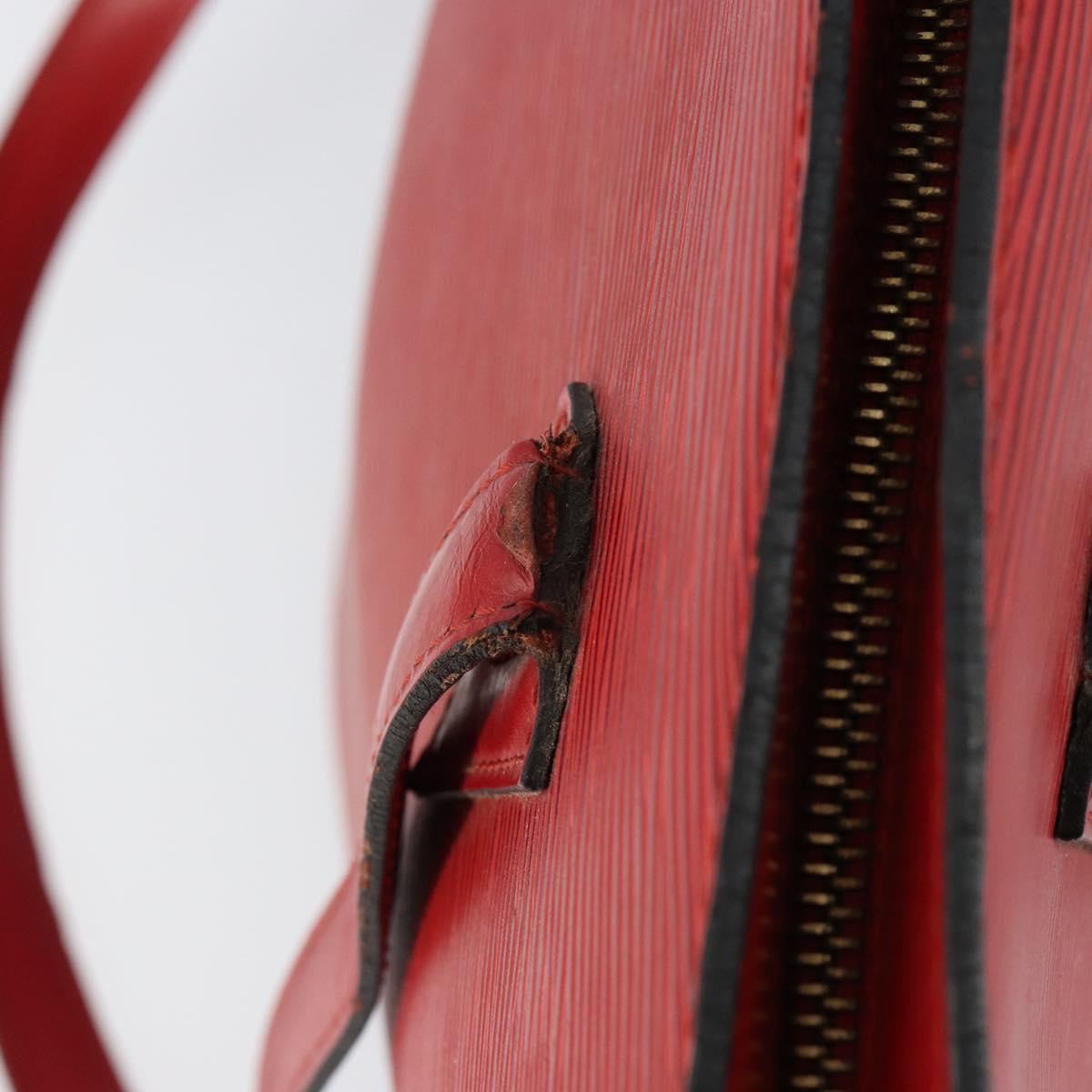 LOUIS VUITTON Epi Saint Jacques Shopping Shoulder Bag Red M52277 LV Auth 155685