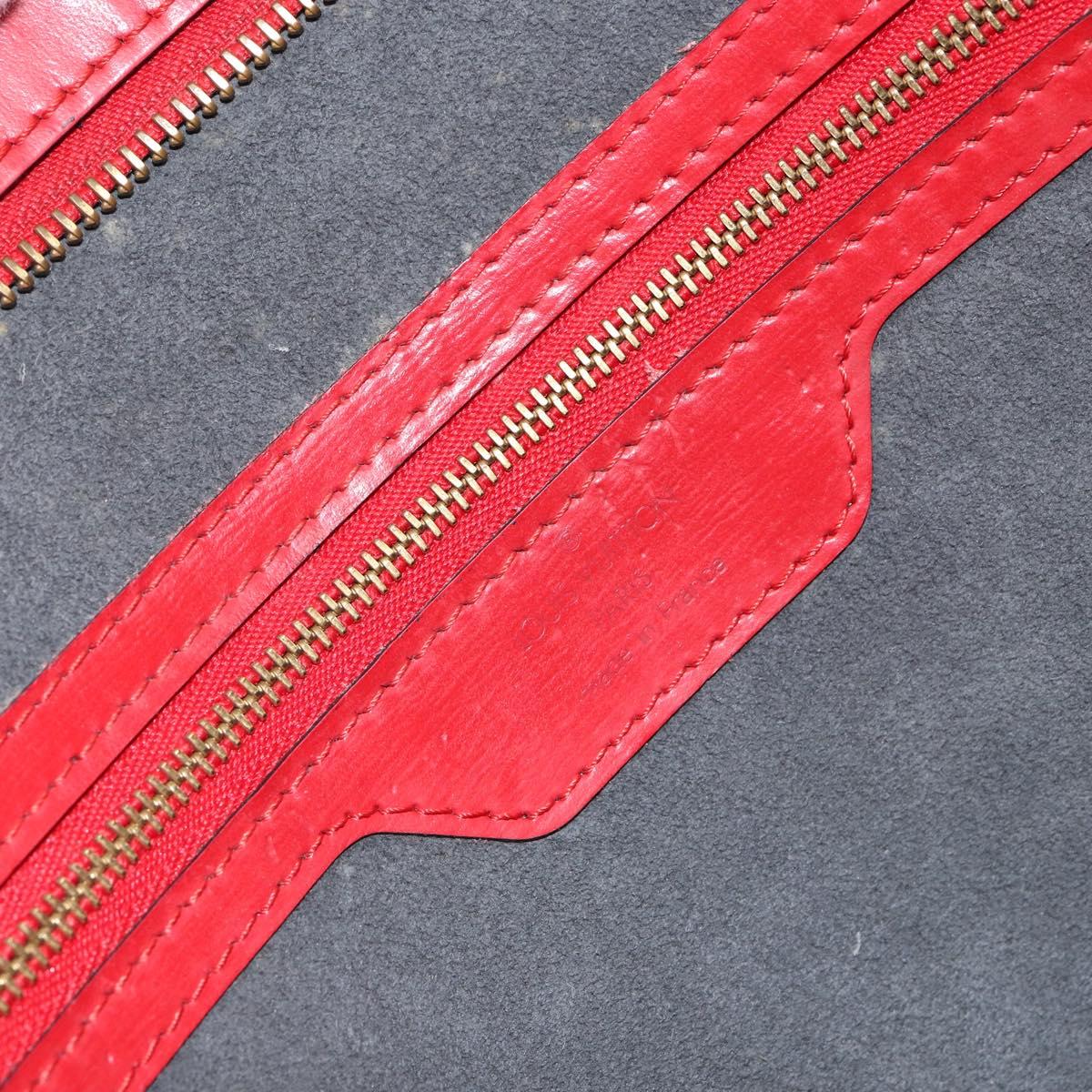 LOUIS VUITTON Epi Saint Jacques Shopping Shoulder Bag Red M52277 LV Auth 155685
