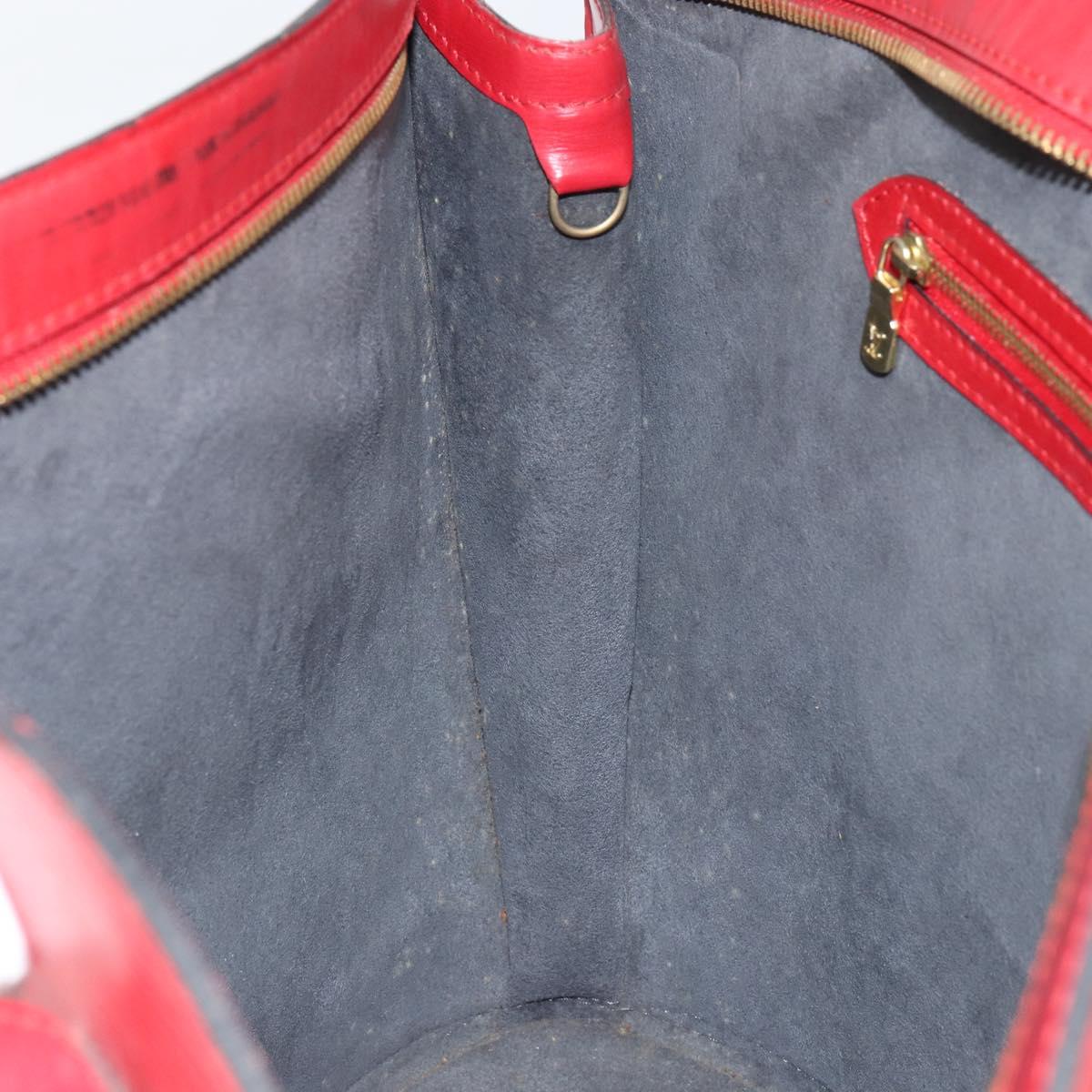 LOUIS VUITTON Epi Saint Jacques Shopping Shoulder Bag Red M52277 LV Auth 155685