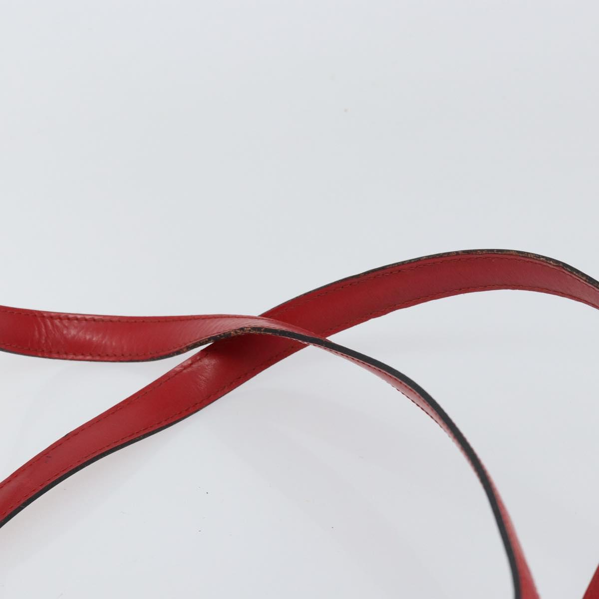 LOUIS VUITTON Epi Saint Jacques Shopping Shoulder Bag Red M52277 LV Auth 155685