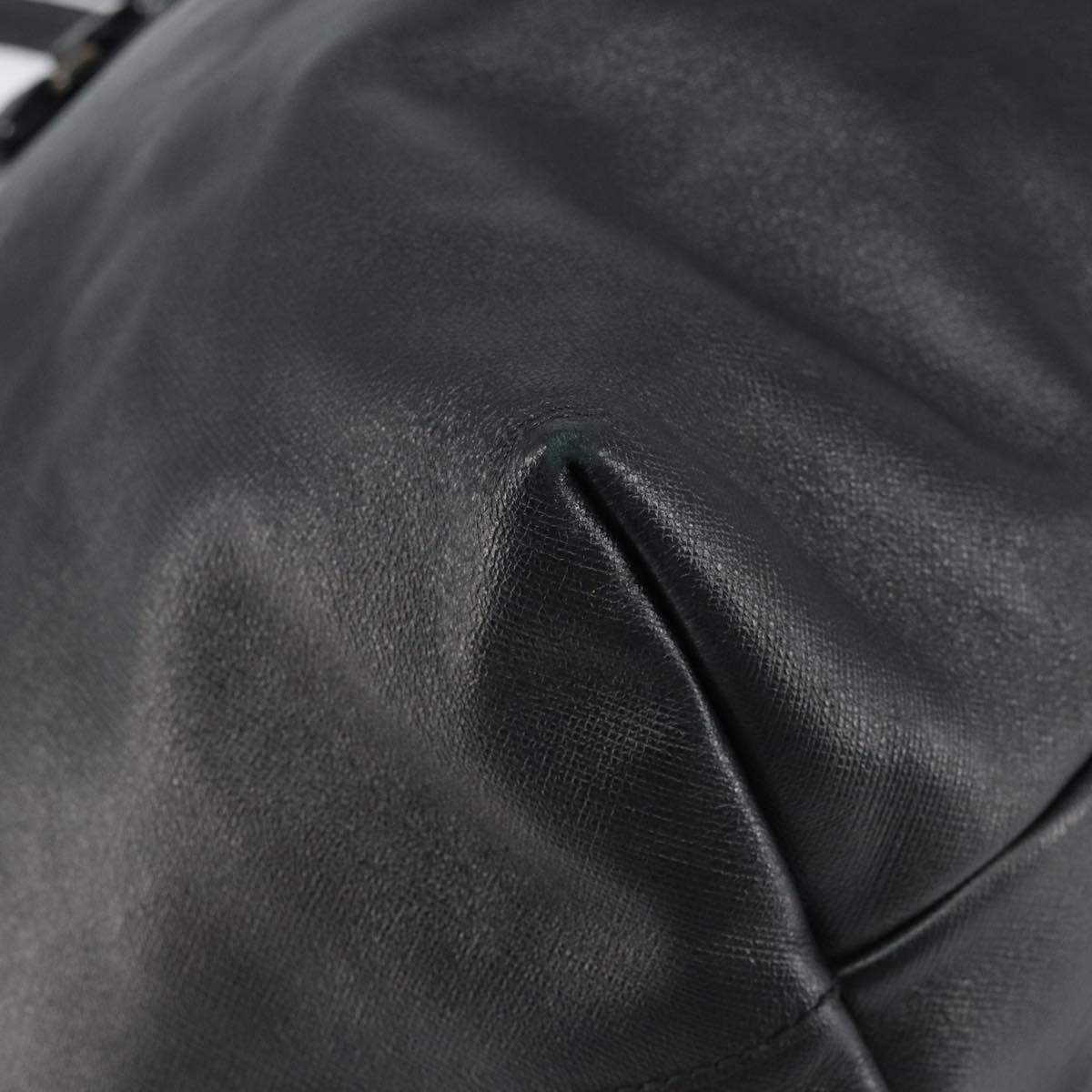 Salvatore Ferragamo Vala Tote Bag Leather Black Auth 155686