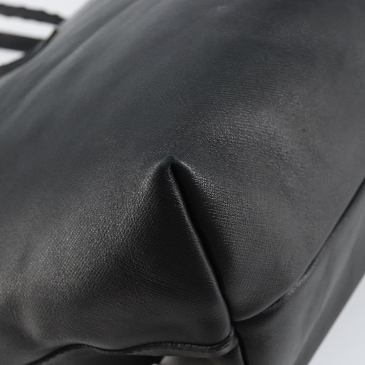 Salvatore Ferragamo Vala Tote Bag Leather Black Auth 155686