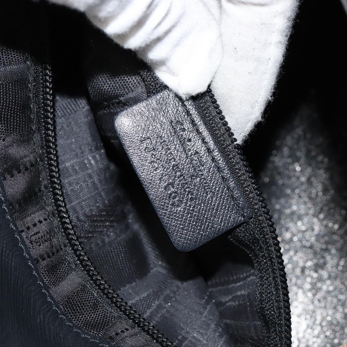 Salvatore Ferragamo Vala Tote Bag Leather Black Auth 155686