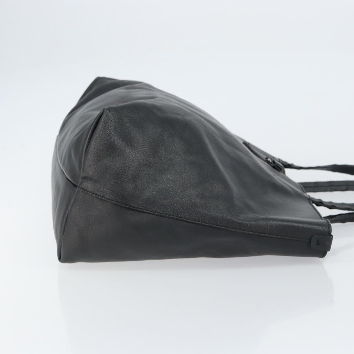 Salvatore Ferragamo Vala Tote Bag Leather Black Auth 155686