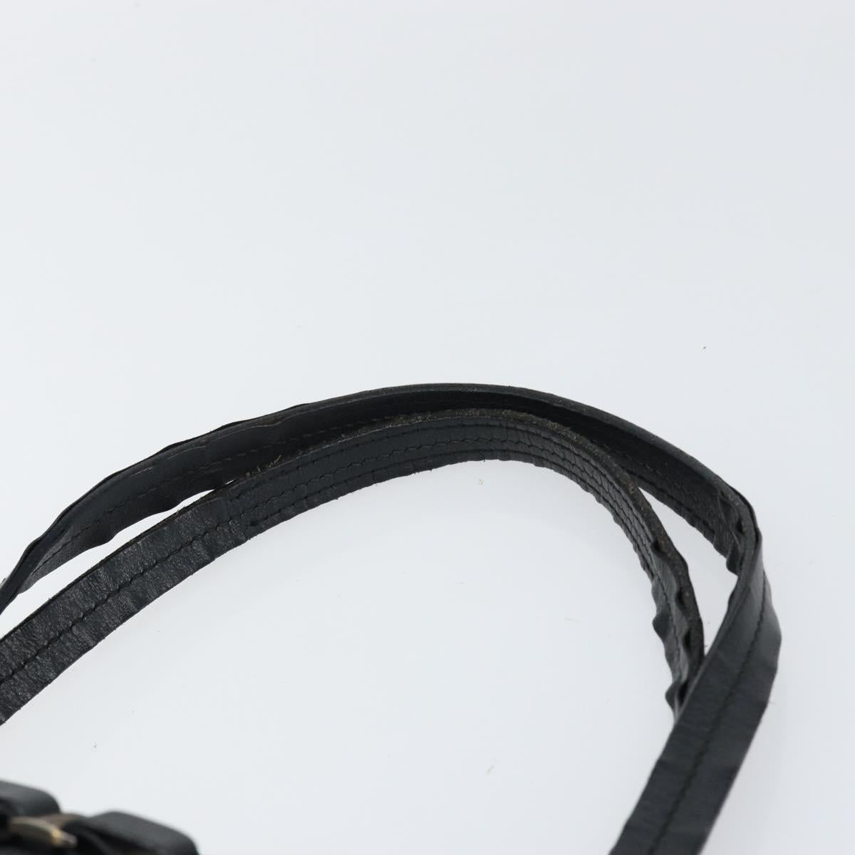 Salvatore Ferragamo Vala Tote Bag Leather Black Auth 155686