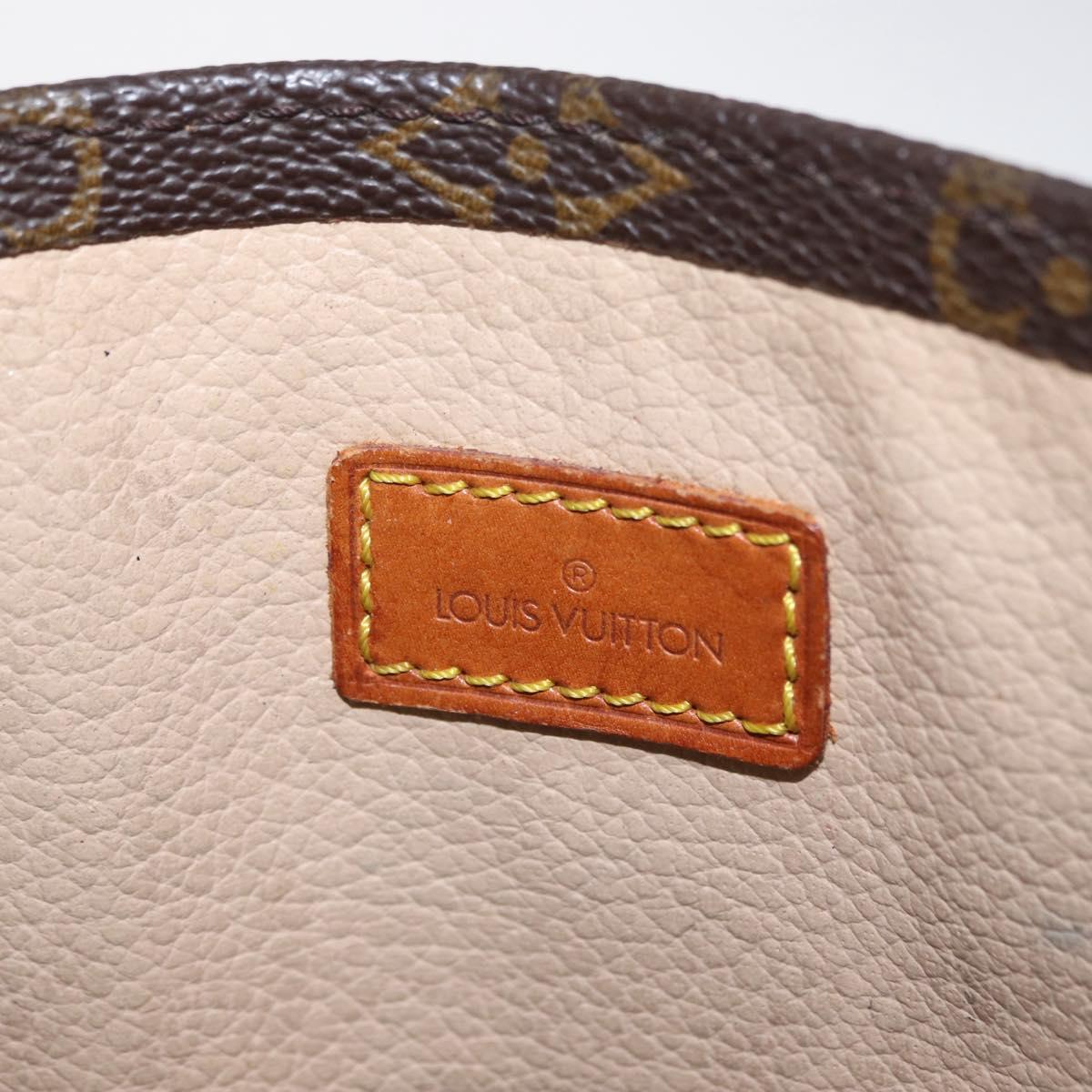 LOUIS VUITTON Monogram Sac Plat Hand Bag M51140 LV Auth 155715