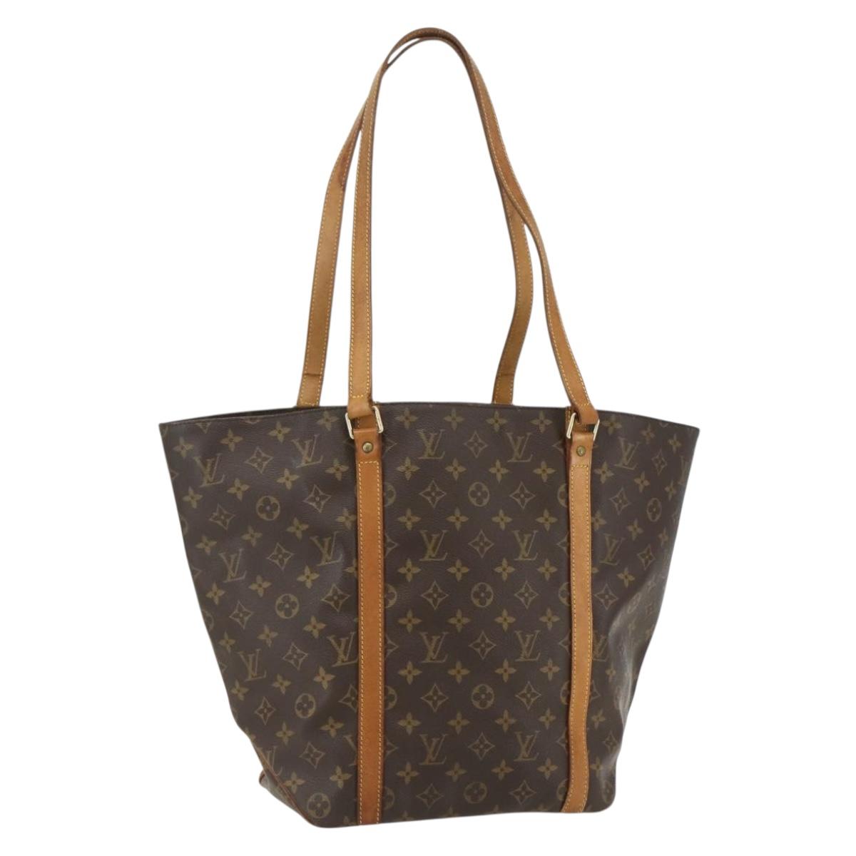LOUIS VUITTON Monogram Sac Shopping Tote Bag M51108 LV Auth 155716