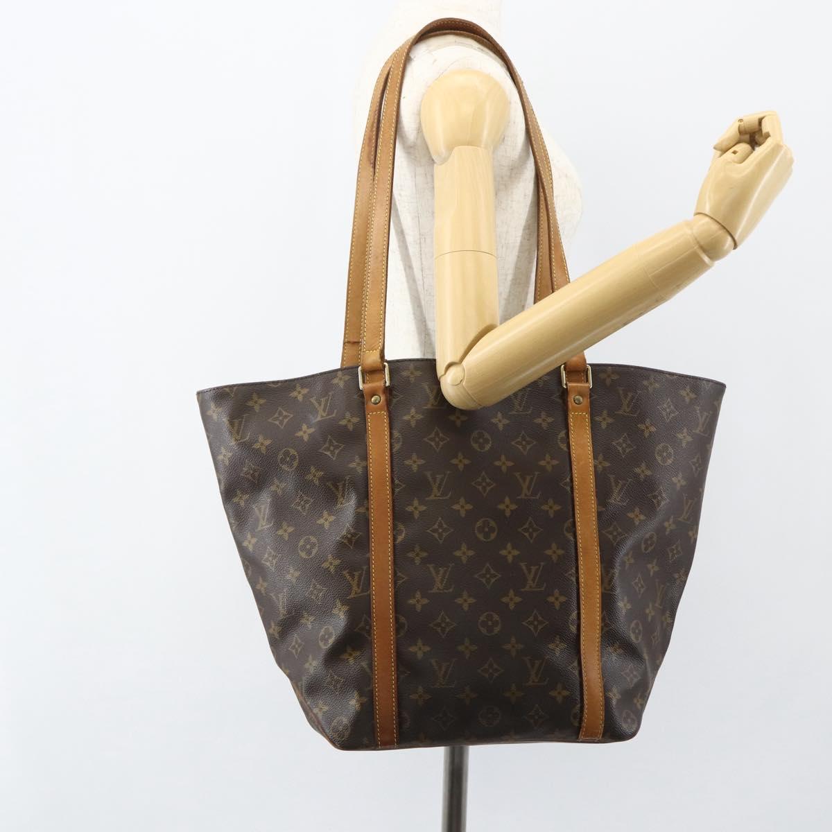 LOUIS VUITTON Monogram Sac Shopping Tote Bag M51108 LV Auth 155716