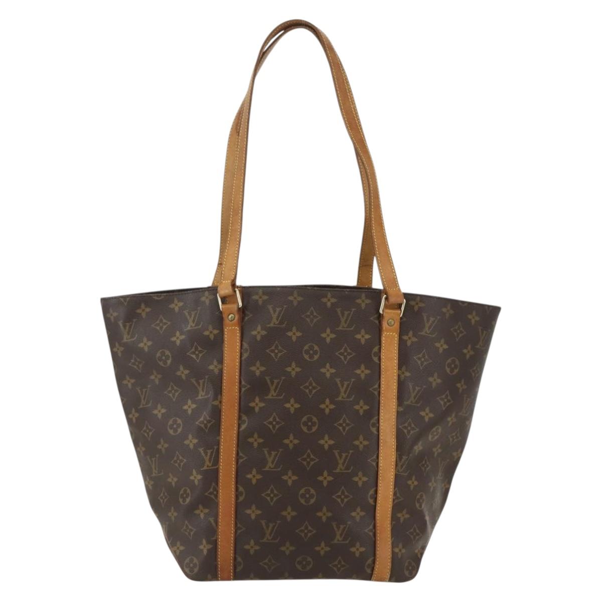 LOUIS VUITTON Monogram Sac Shopping Tote Bag M51108 LV Auth 155716