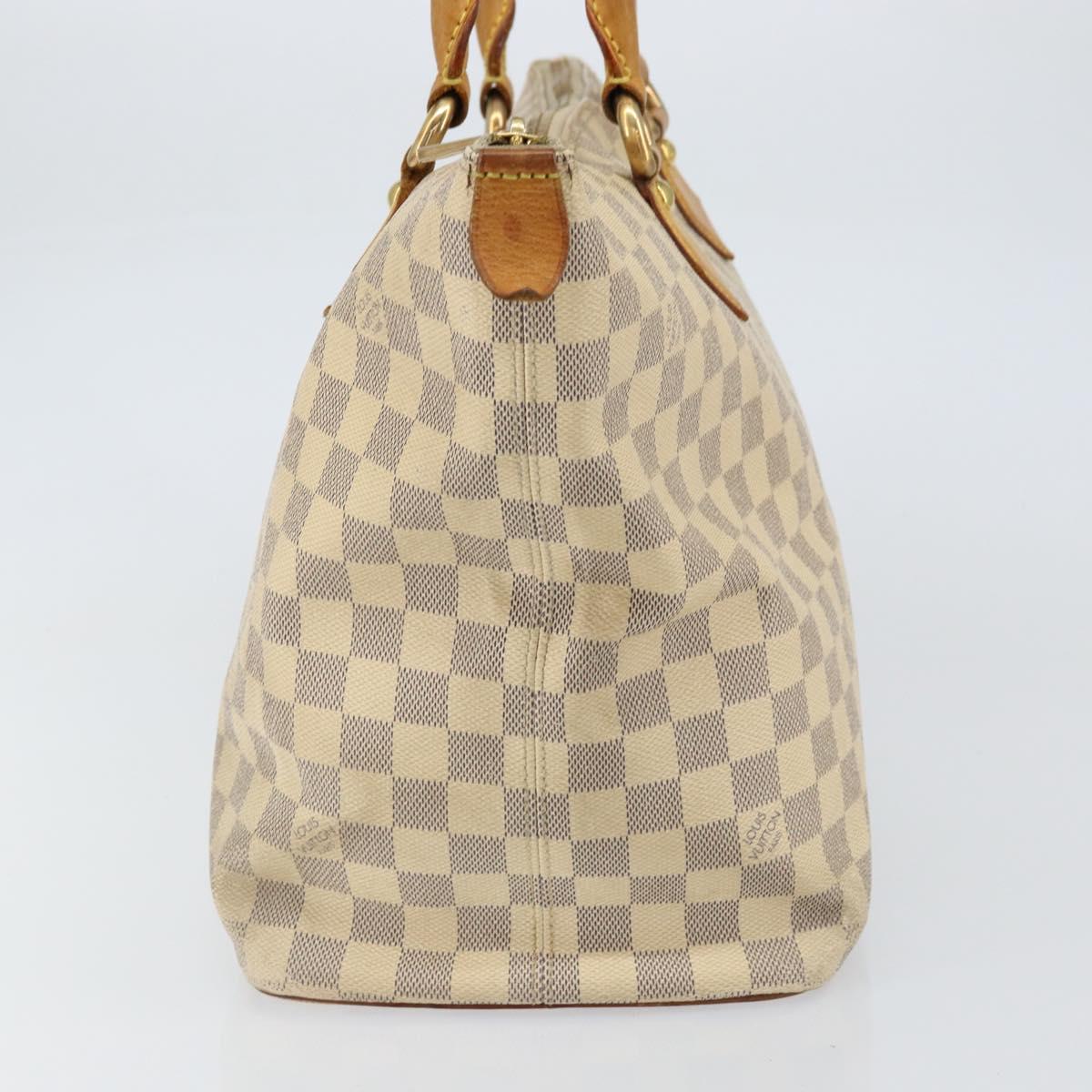 LOUIS VUITTON Damier Azur Saleya MM Tote Bag N51185 LV Auth 155717