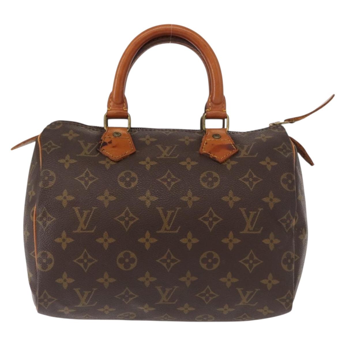 LOUIS VUITTON Monogram Speedy 25 Hand Bag M41528 LV Auth 155718