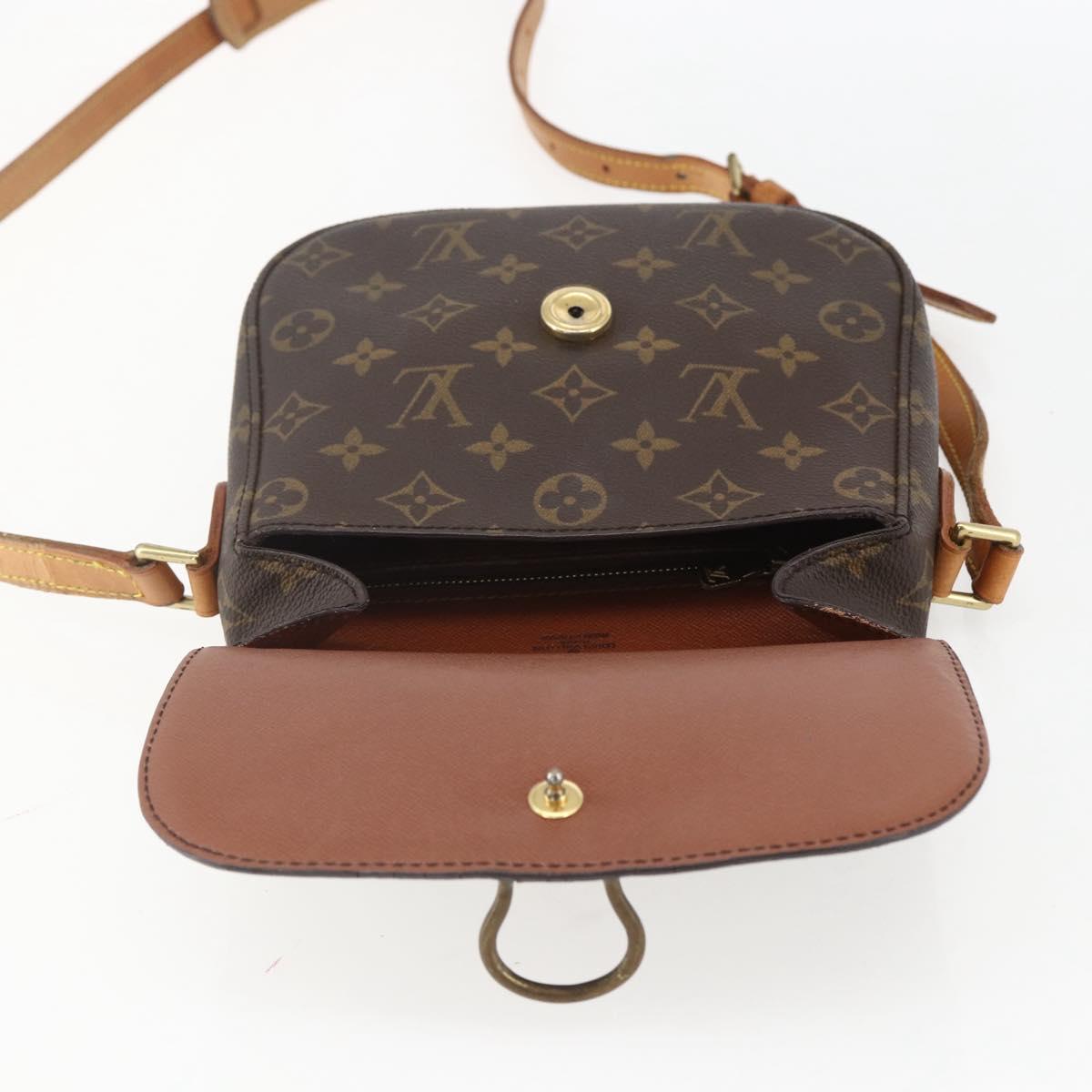 LOUIS VUITTON Monogram Saint Cloud MM Shoulder Bag M51243 LV Auth 155720