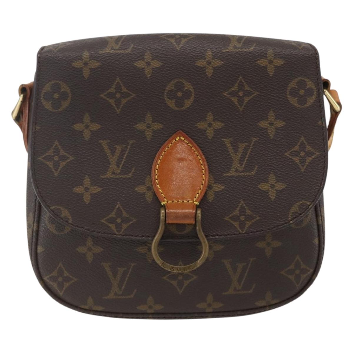 LOUIS VUITTON Monogram Saint Cloud MM Shoulder Bag M51243 LV Auth 155720