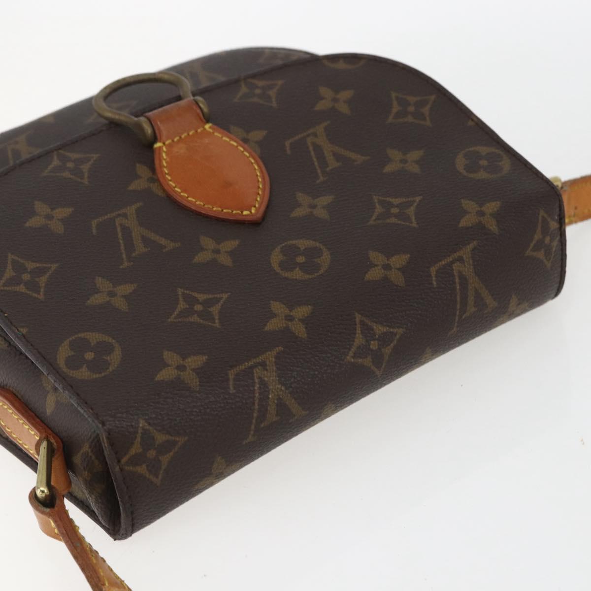 LOUIS VUITTON Monogram Saint Cloud MM Shoulder Bag M51243 LV Auth 155720