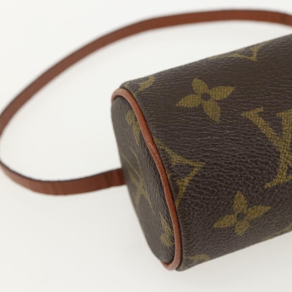 LOUIS VUITTON Monogram Papillon Pouch LV Auth 155722