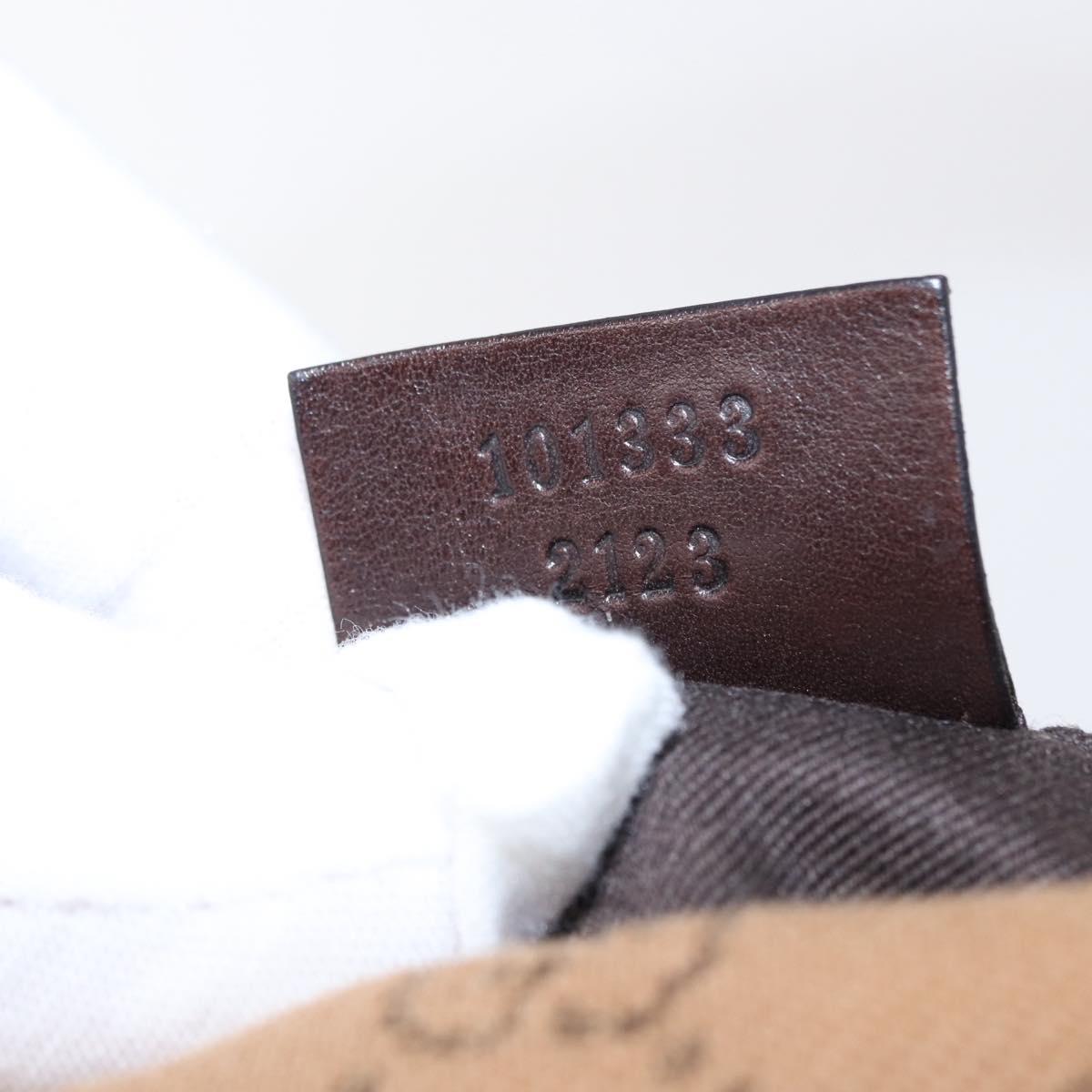 GUCCI GG Canvas Hand Bag Beige 101333 Auth 155726