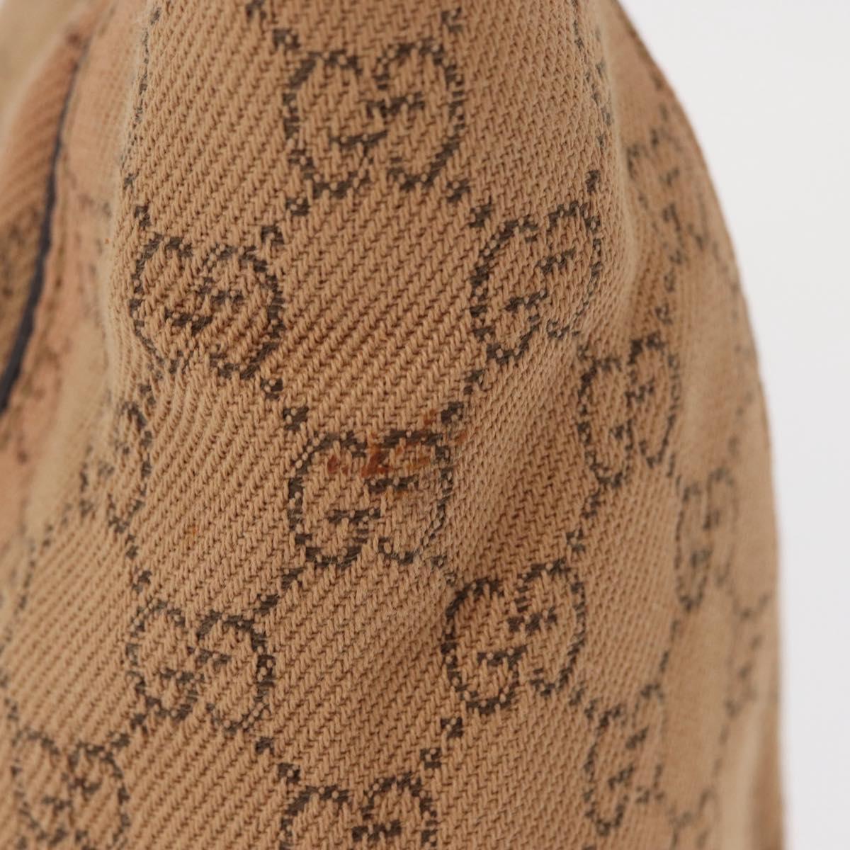 GUCCI GG Canvas Hand Bag Beige 101333 Auth 155726