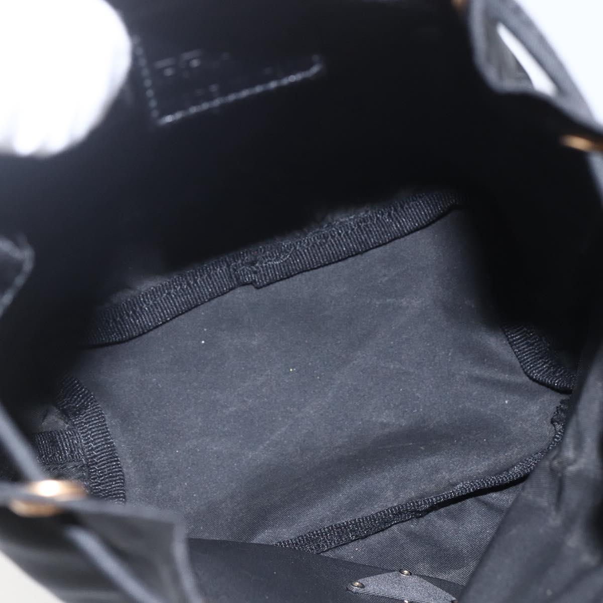 PRADA Purse Pouch Nylon Black Auth 155750V