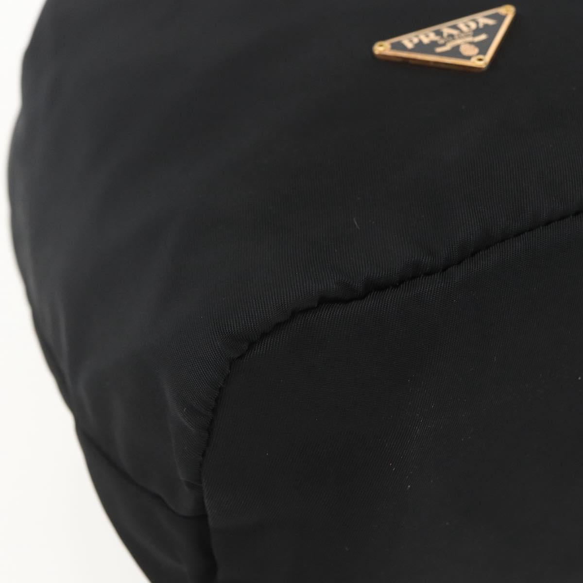 PRADA Purse Pouch Nylon Black Auth 155750V