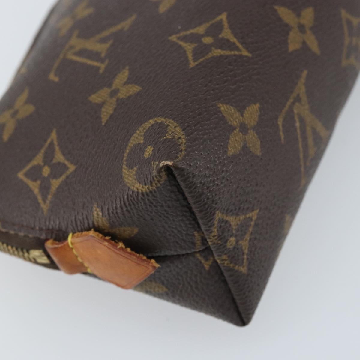 LOUIS VUITTON Monogram Pochette Cosmetic PM Pouch M43998 LV Auth 155787