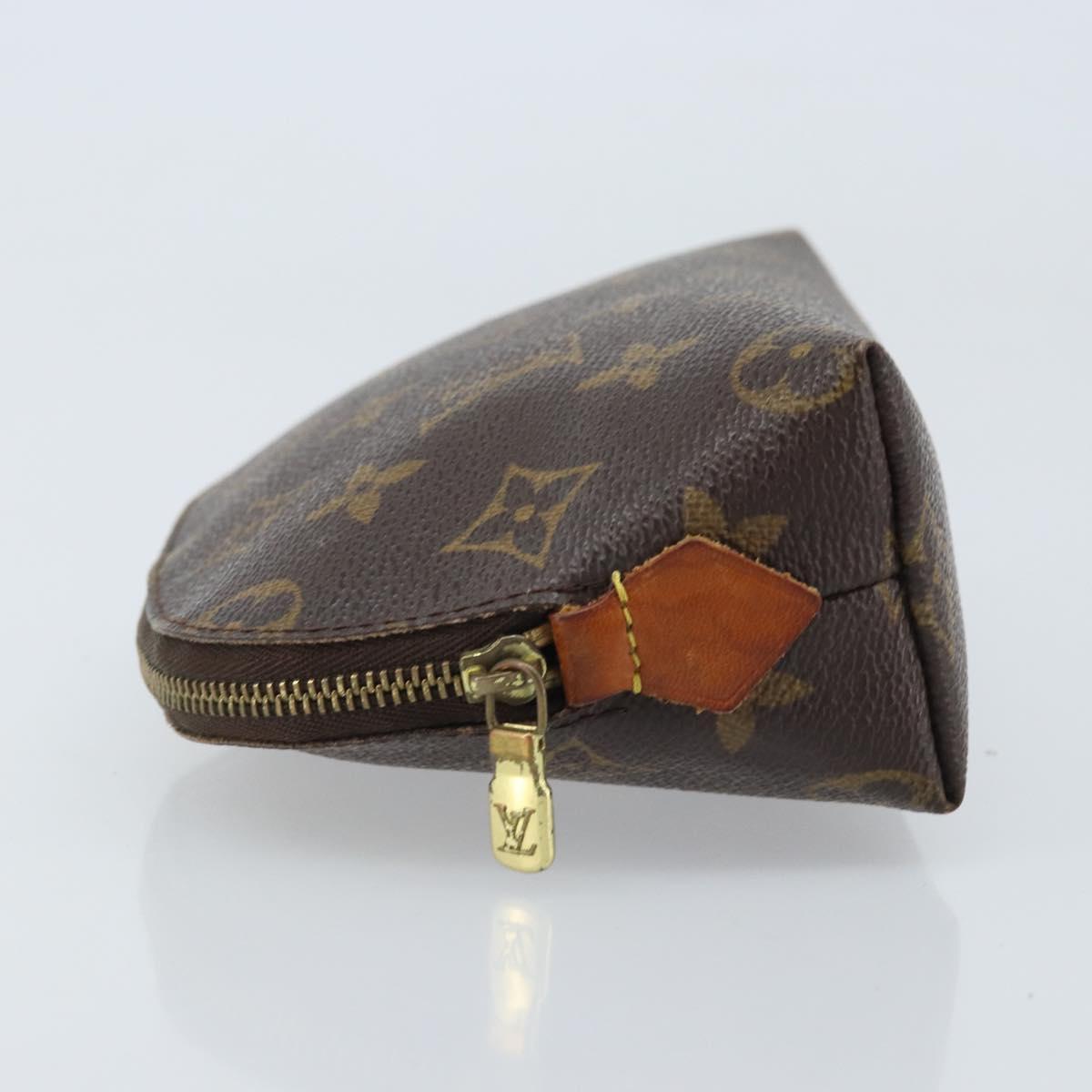 LOUIS VUITTON Monogram Pochette Cosmetic PM Pouch M43998 LV Auth 155787