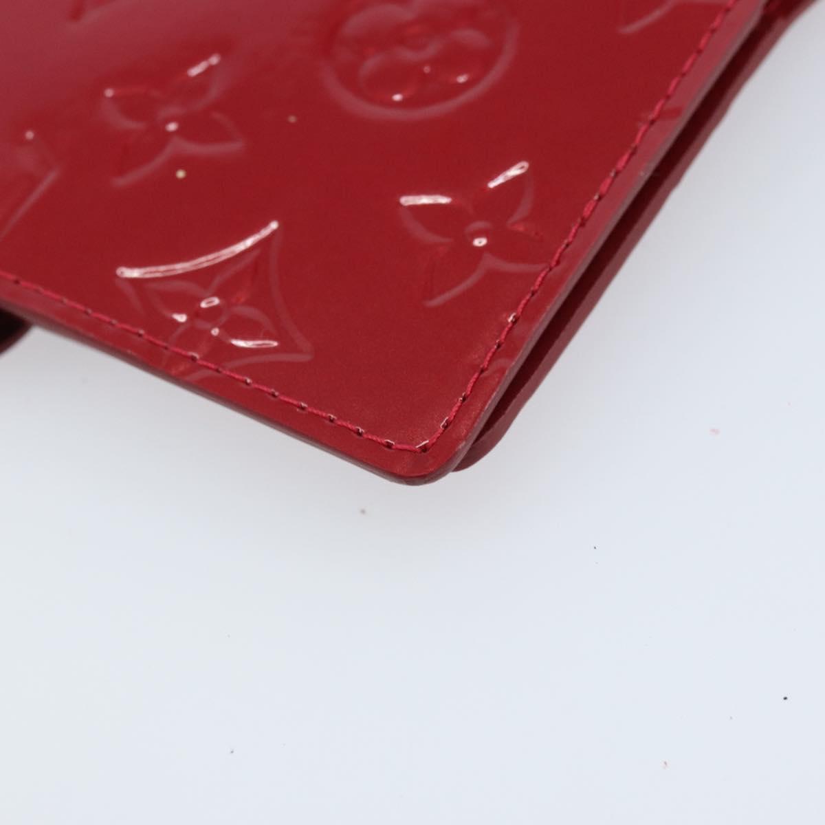 LOUIS VUITTON Vernis Agenda PM Day Planner Pomme D'amour R21016 LV Auth 155789A