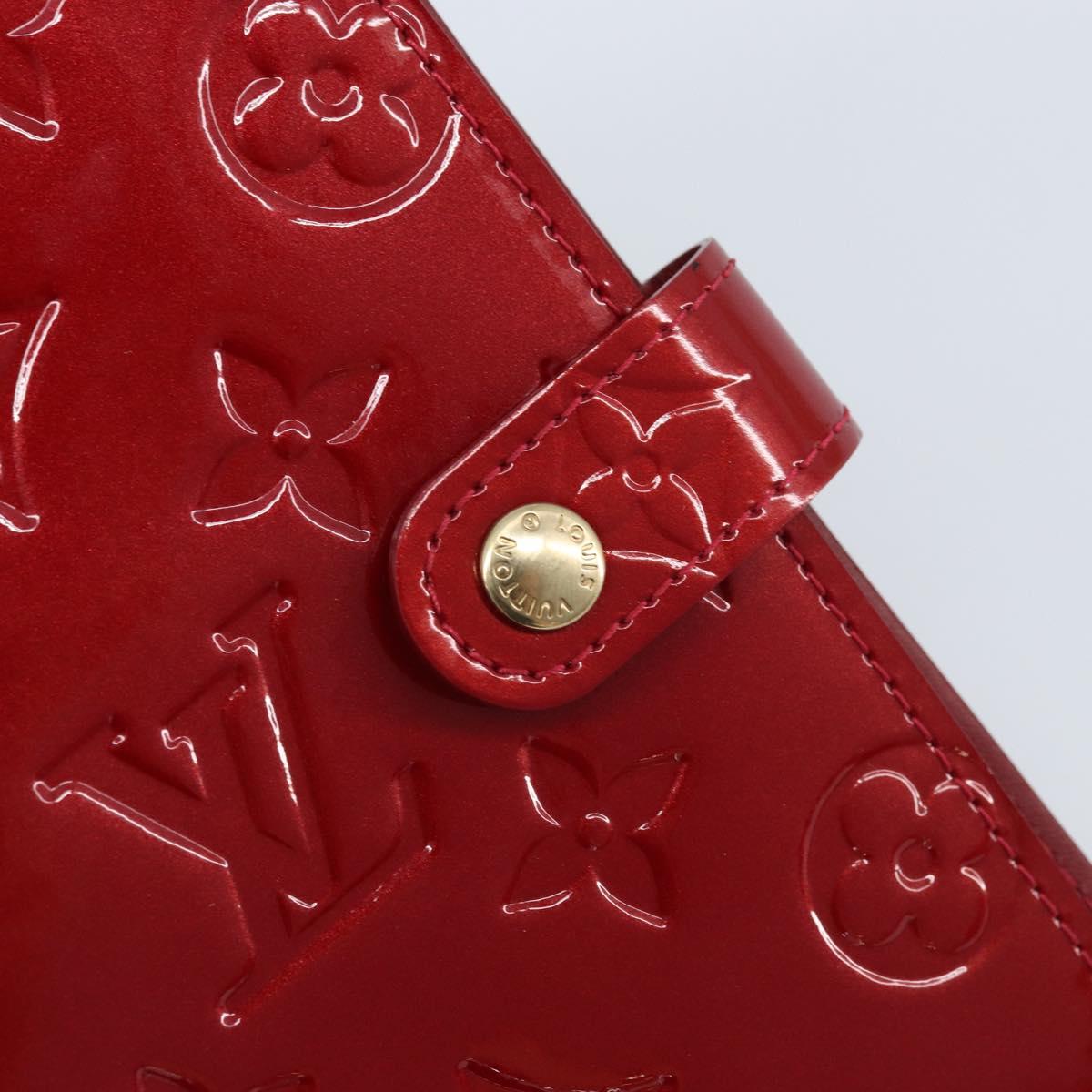 LOUIS VUITTON Vernis Agenda PM Day Planner Pomme D'amour R21016 LV Auth 155789A