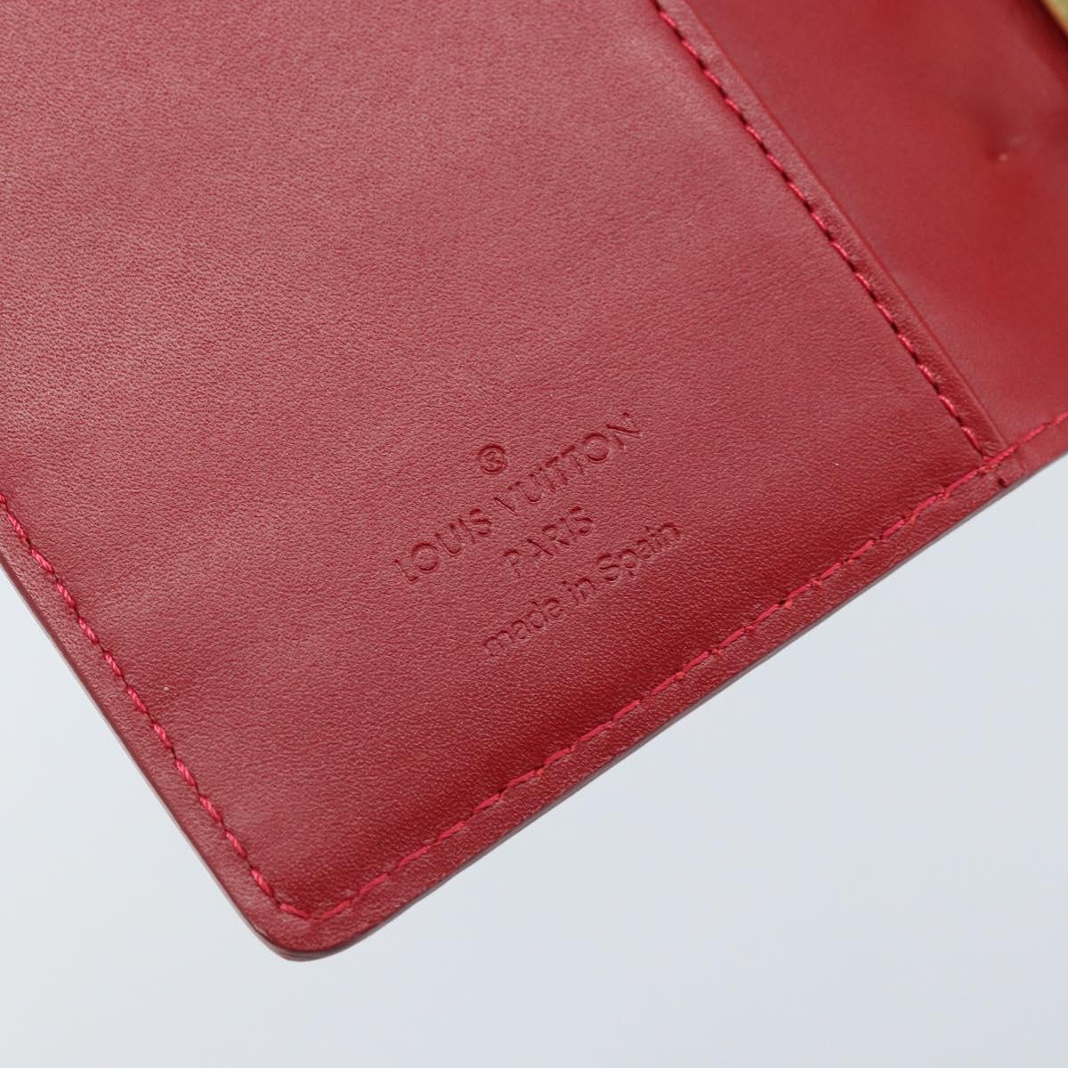 LOUIS VUITTON Vernis Agenda PM Day Planner Pomme D'amour R21016 LV Auth 155789A