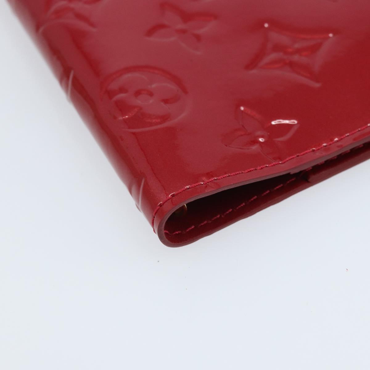 LOUIS VUITTON Vernis Agenda PM Day Planner Pomme D'amour R21016 LV Auth 155789A
