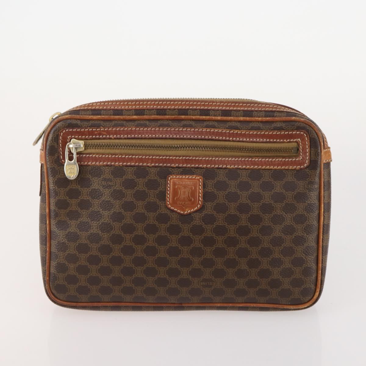 LOUIS VUITTON Saint Laurent Celine Hermes Gucci Bag PVC 7 Set Beige Auth 155795