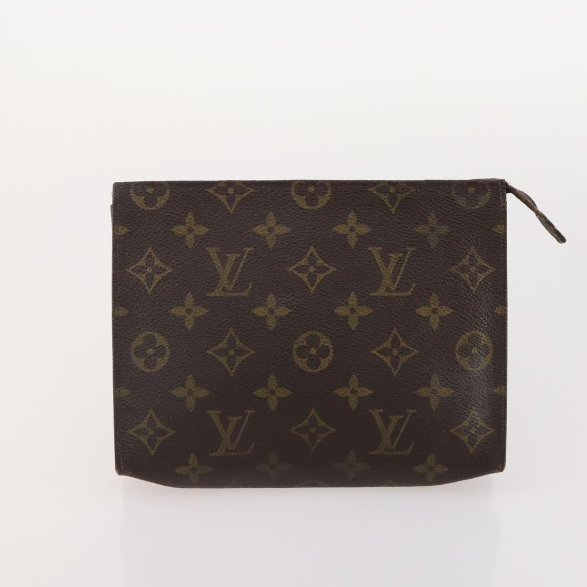 LOUIS VUITTON Saint Laurent Celine Hermes Gucci Bag PVC 7 Set Beige Auth 155795