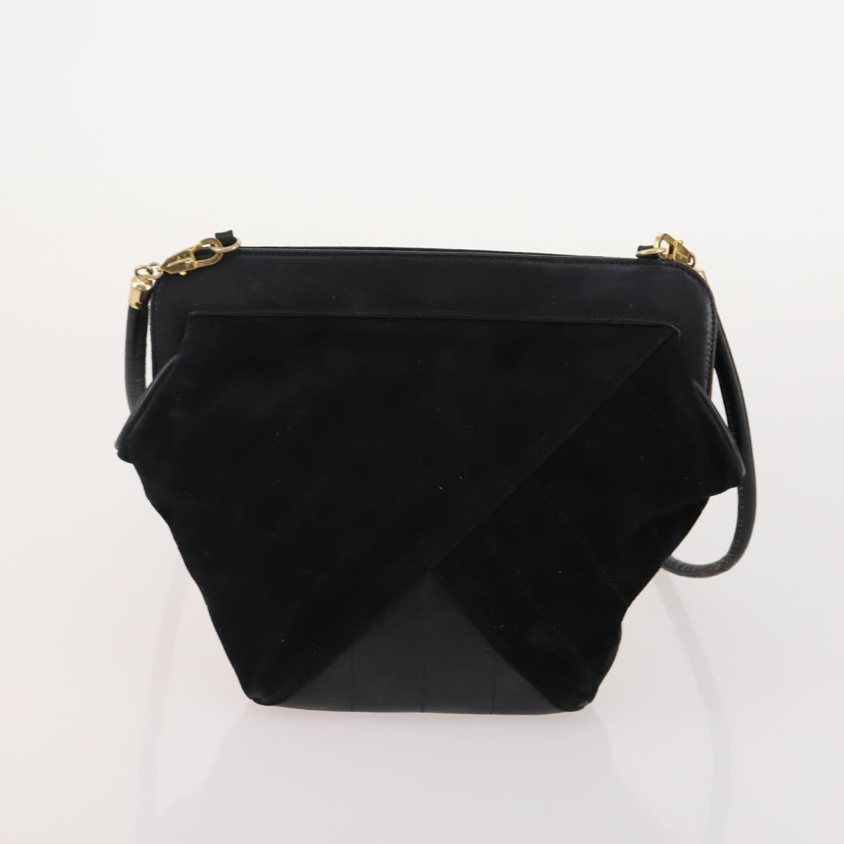 Salvatore Ferragamo Etro Loewe Bag PVC Suede Leather 5 Set Black Auth 155799