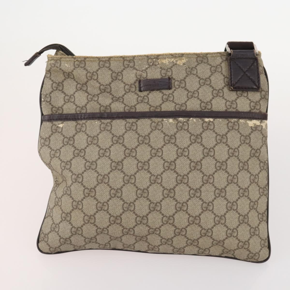 GUCCI GG Canvas Tote Bag PVC 5 Set Red Beige Navy Auth 155802