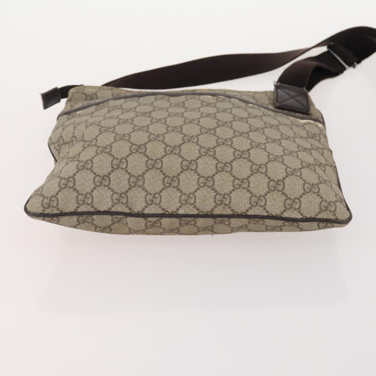 GUCCI GG Canvas Tote Bag PVC 5 Set Red Beige Navy Auth 155802