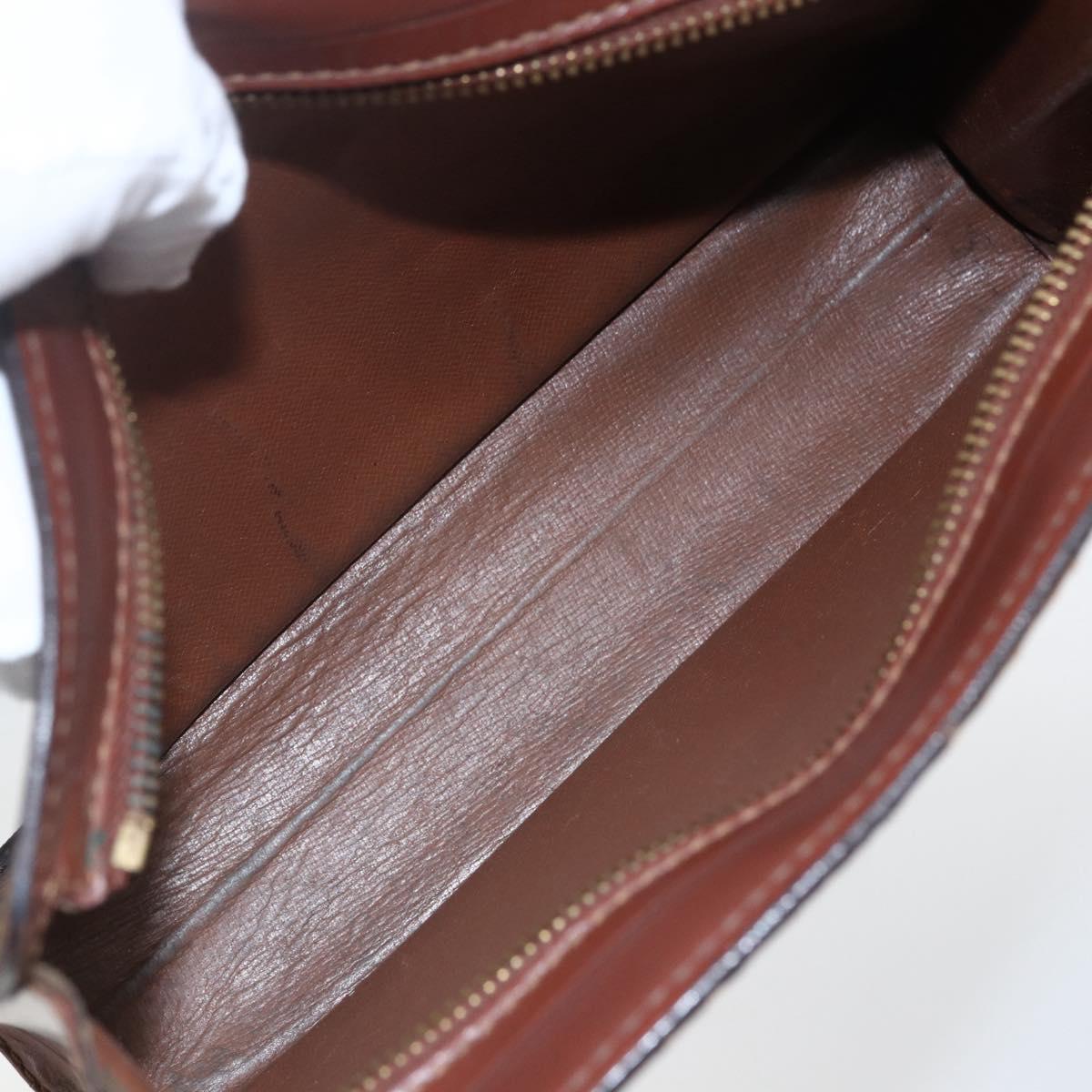 LOUIS VUITTON Monogram Pochette Homme Clutch Bag M51795 LV Auth 155907