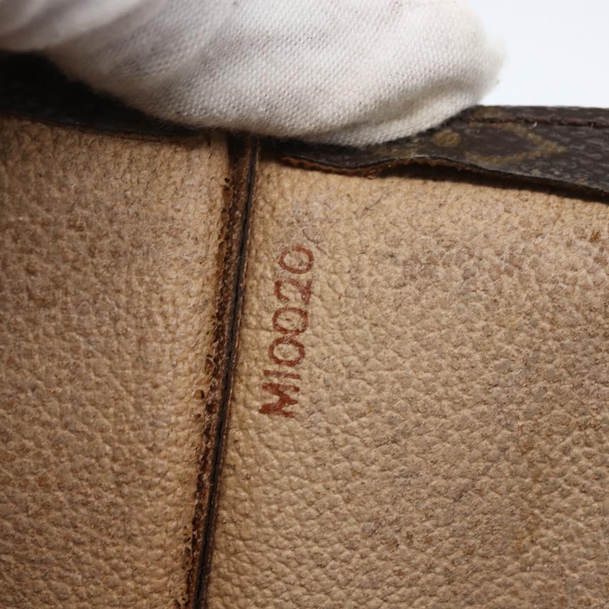 LOUIS VUITTON Monogram Sac Plat Hand Bag M51140 LV Auth 155912