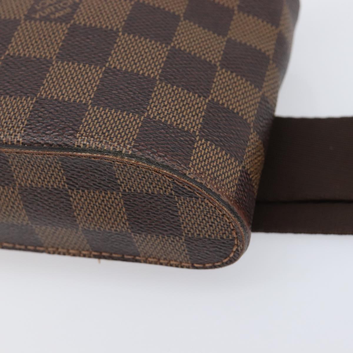 LOUIS VUITTON Damier Ebene Geronimos Shoulder Bag N51994 LV Auth 155916